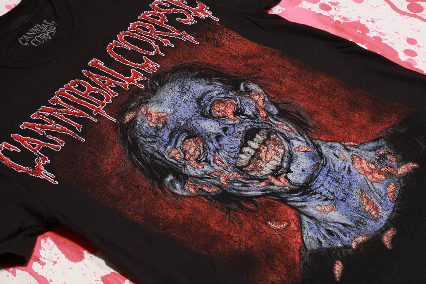 Skull Full Of Maggots T-Shirt (Black)