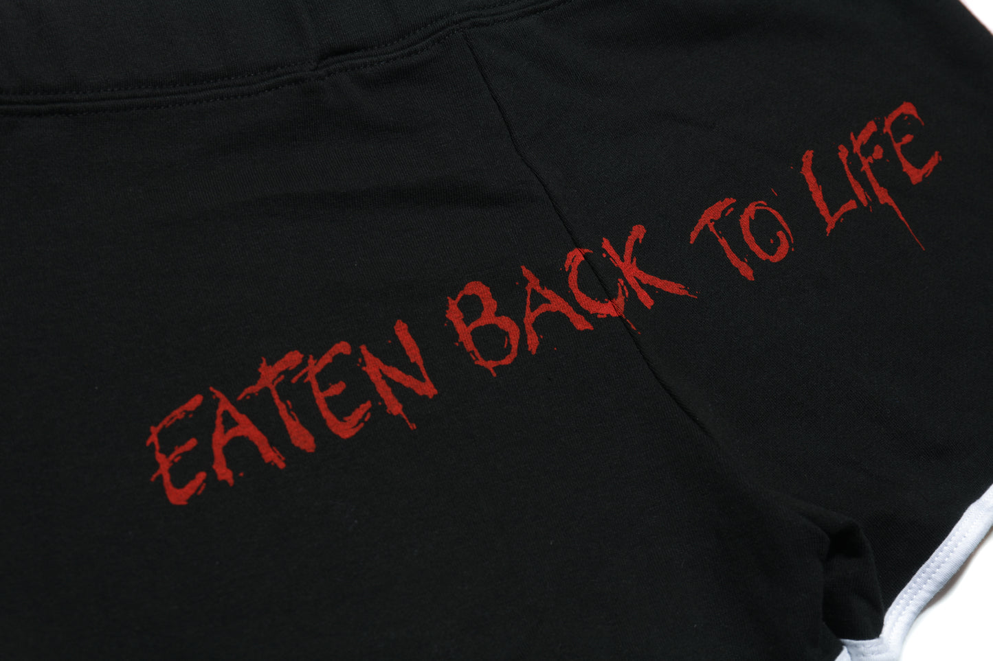 Eaten Back To Life Women's Shorts (Black/White)