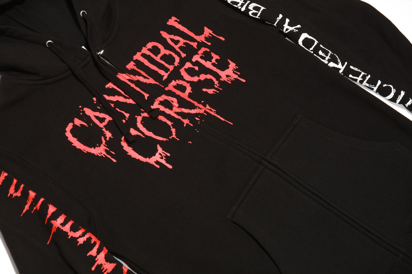 Butchered At Birth Fetus Zip Up Hoodie (Black)