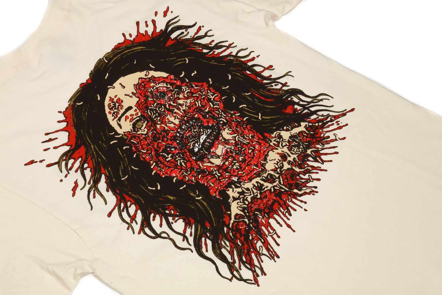 Logo Face Rot T-Shirt (Cream)