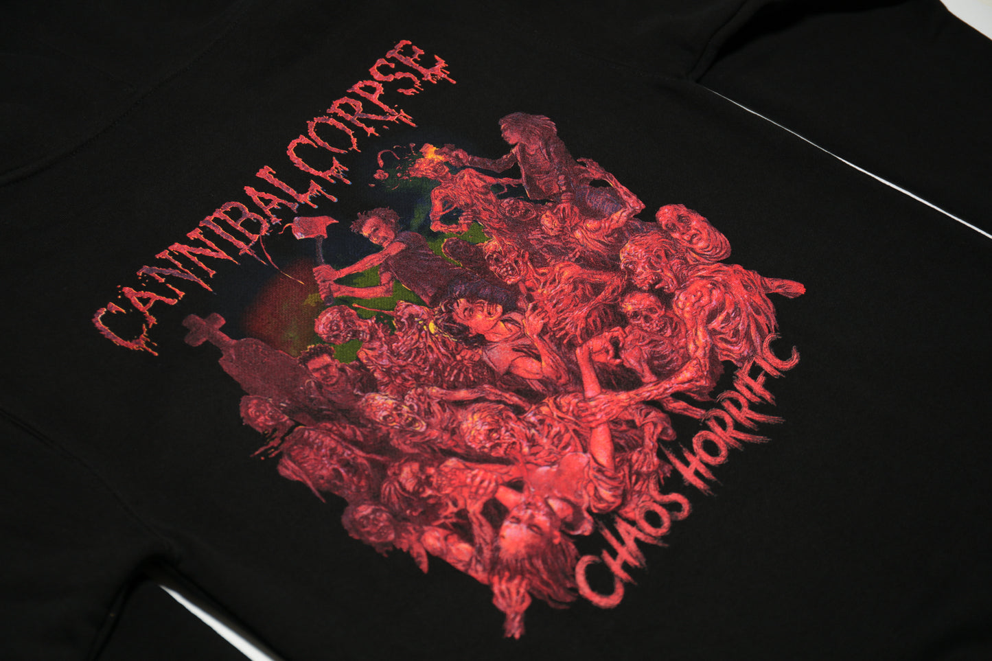 Chaos Horrific Cover Pullover Hoodie (Black)