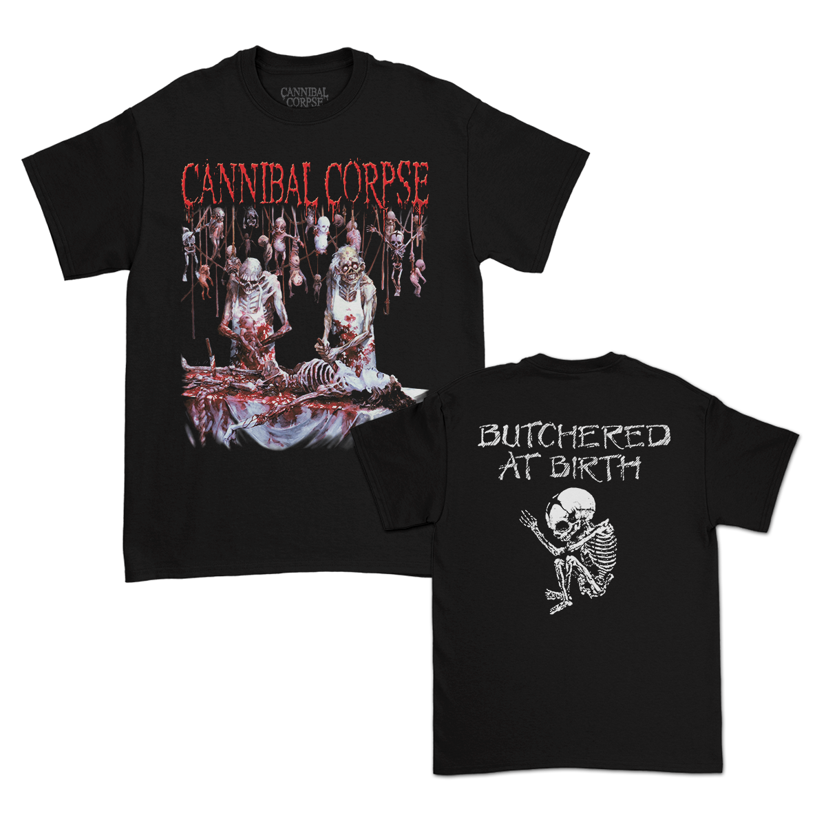 Butchered At Birth T-Shirt (Black) – Cannibal Corpse