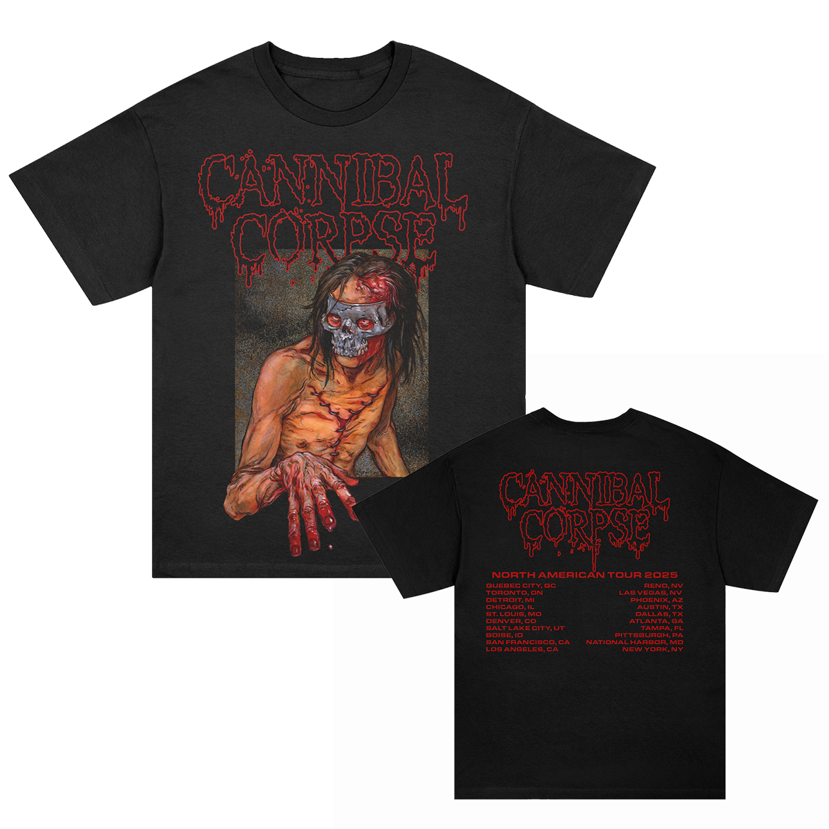 Head Wound 2025 Tour T-Shirt (Black)