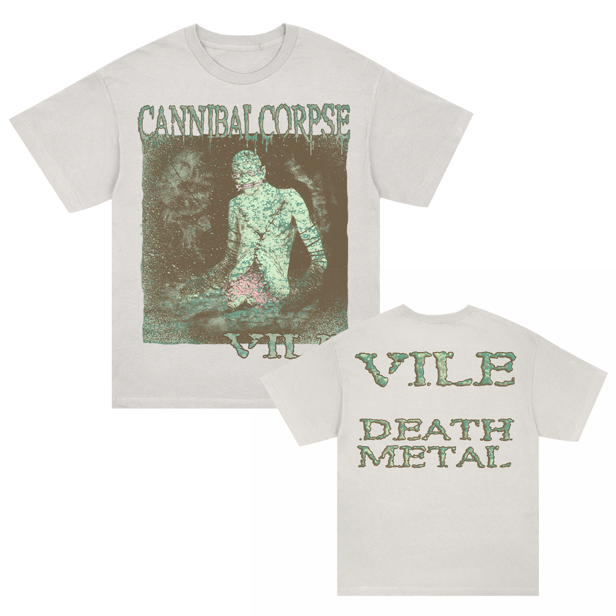 Cannibal Corpse Vile Mold T-Shirt (Ivory)