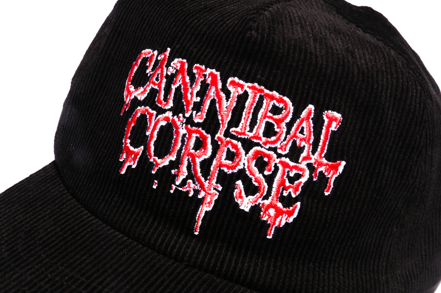 Logo Corduroy Snapback (Black)