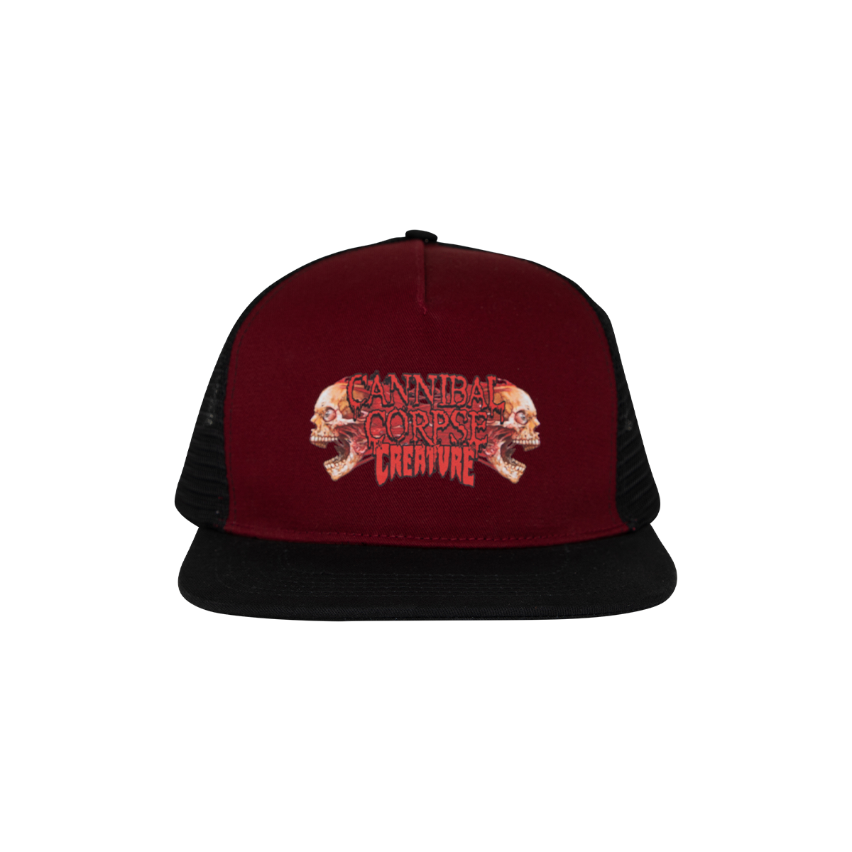 Cannibal Corpse X Creature Trucker Hat (Cardinal Red)