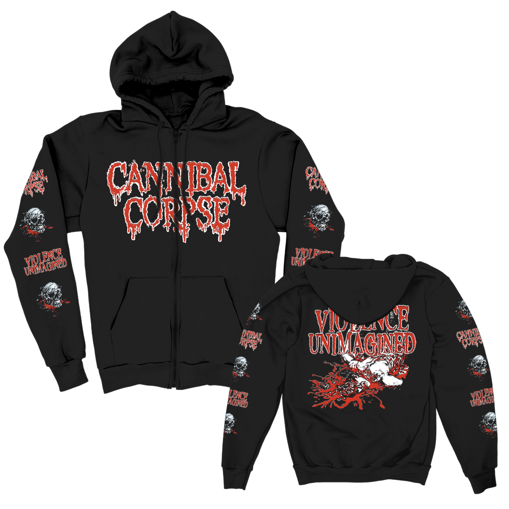 Cannibal corpse zip hoodie on sale