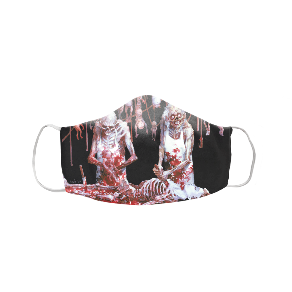 Butchered At Birth Face Mask