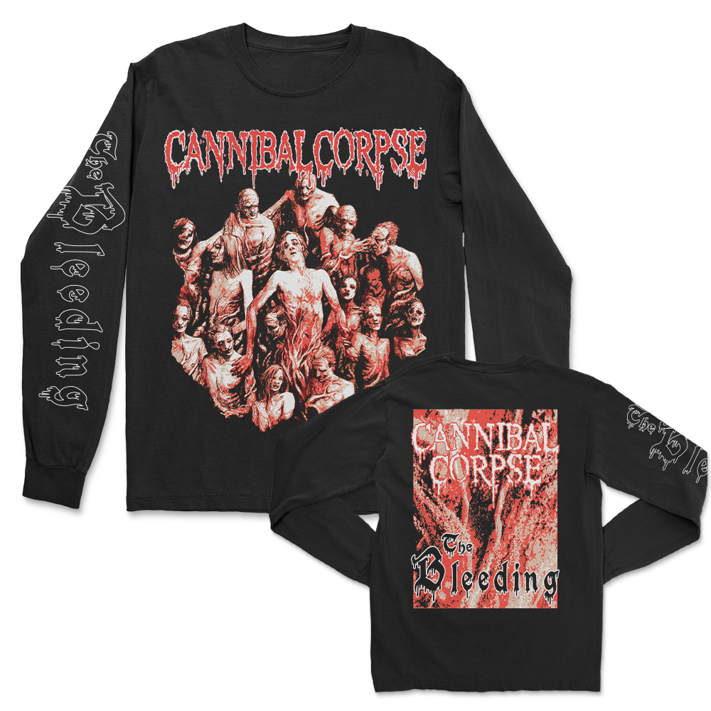 The Bleeding Long Sleeve (Black) – Cannibal Corpse