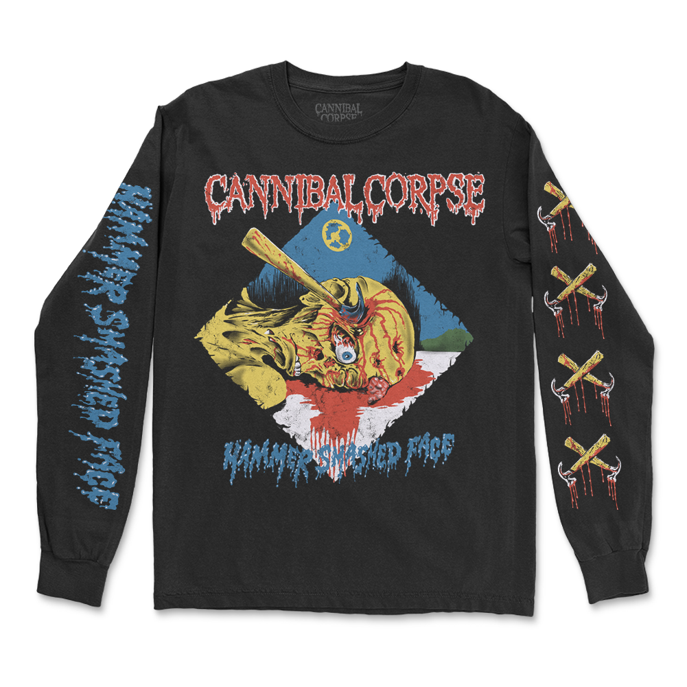 Hammer Smashed Face Long Sleeve (Black) – Cannibal Corpse Hammer Smashed Face Long Sleeve (Black) – Cannibal Corpse