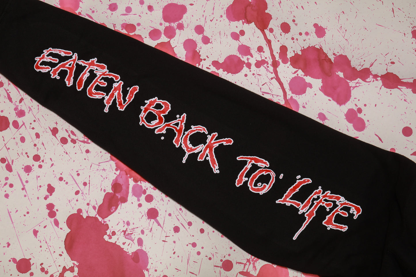 Eaten Back To Life Zip Up Hoodie (Black)