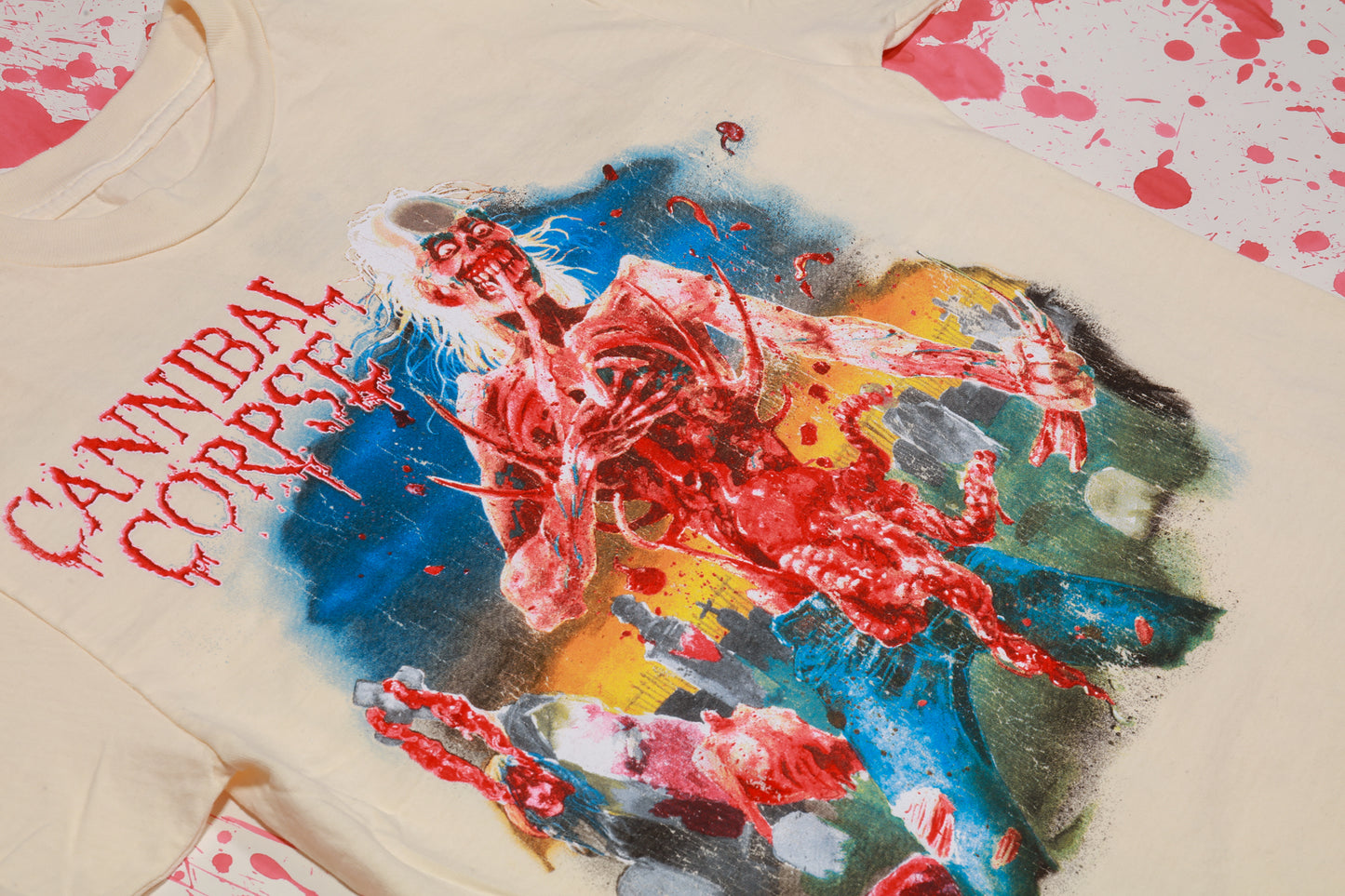 Eaten Back To Life T-Shirt (Faded Cream)