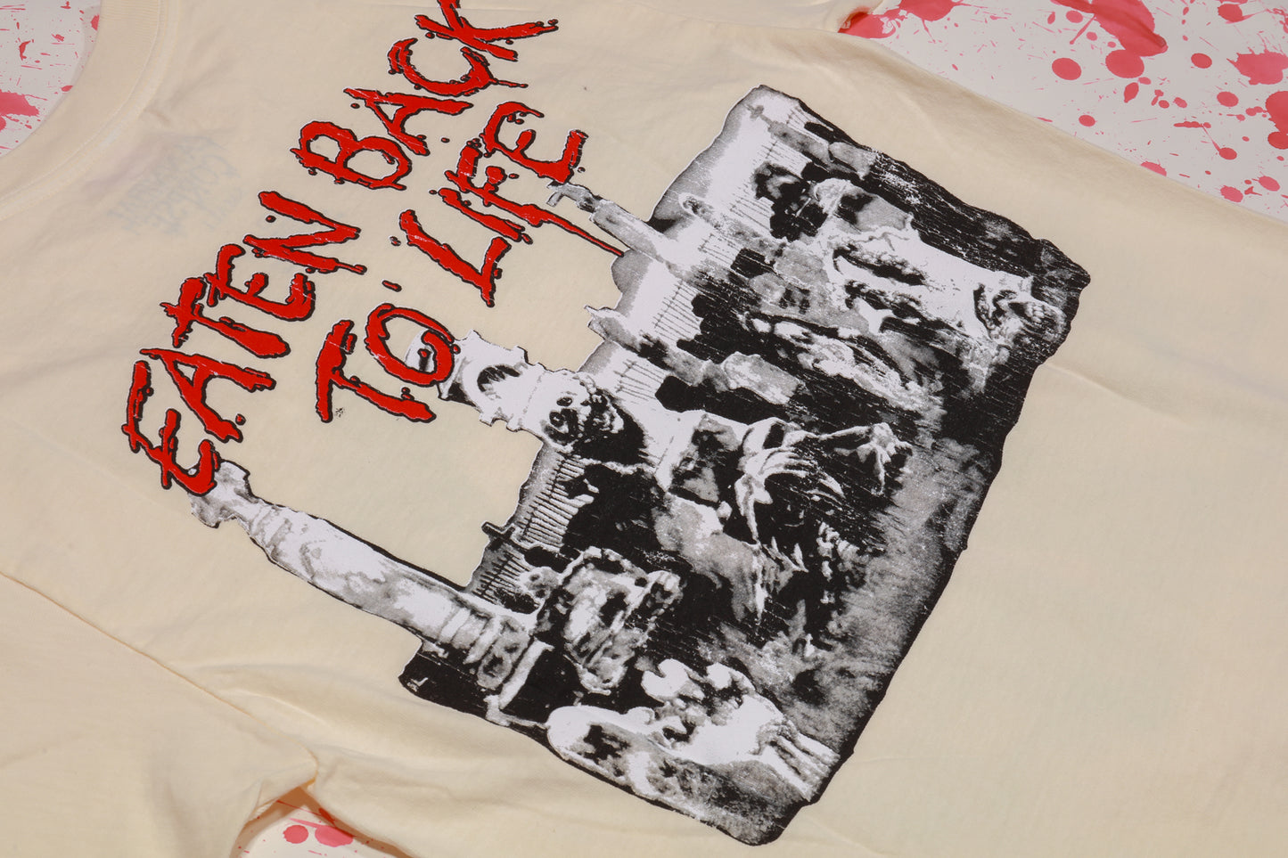 Eaten Back To Life T-Shirt (Faded Cream)