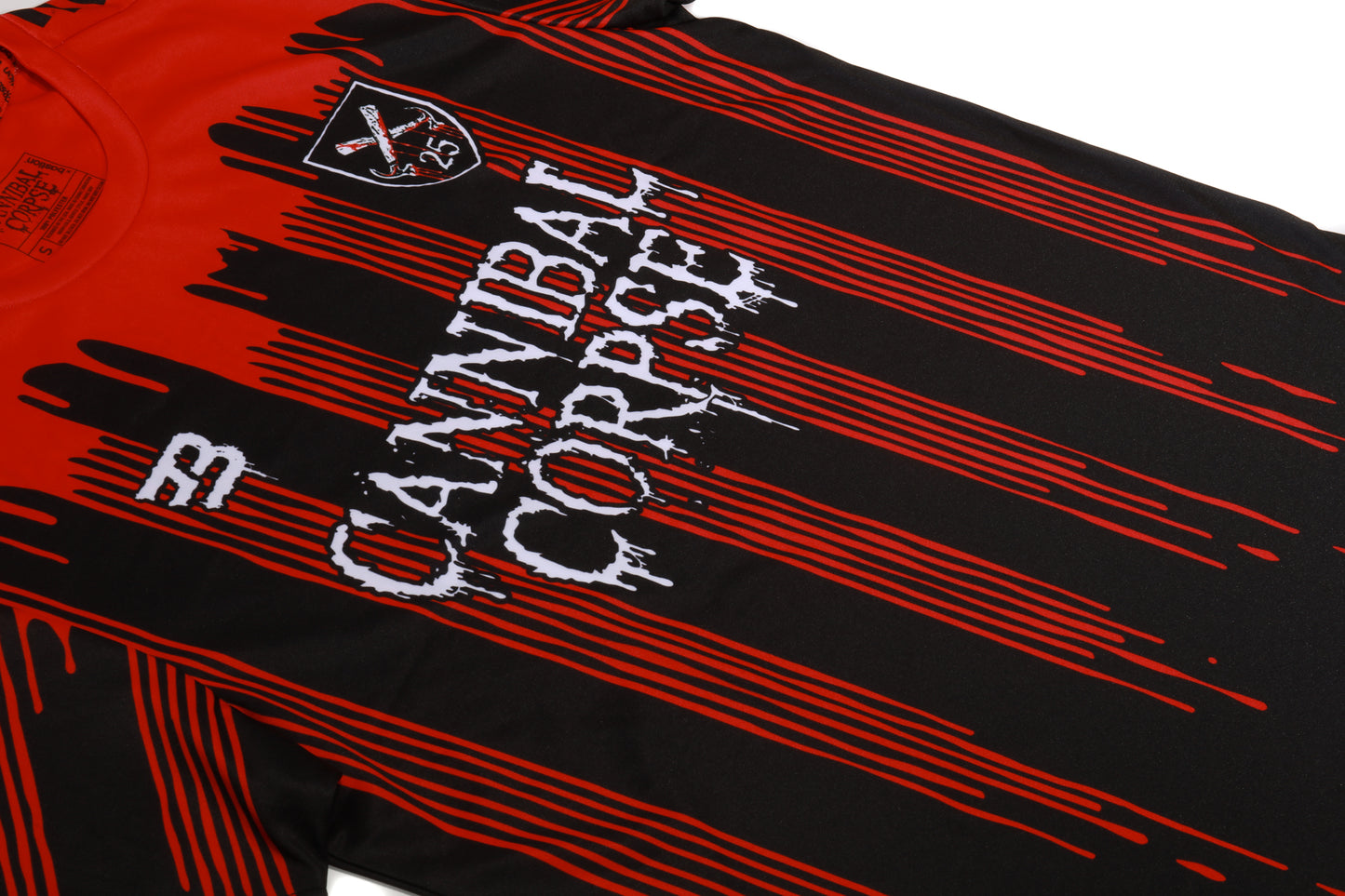 Soccer Jersey (Black/Red)