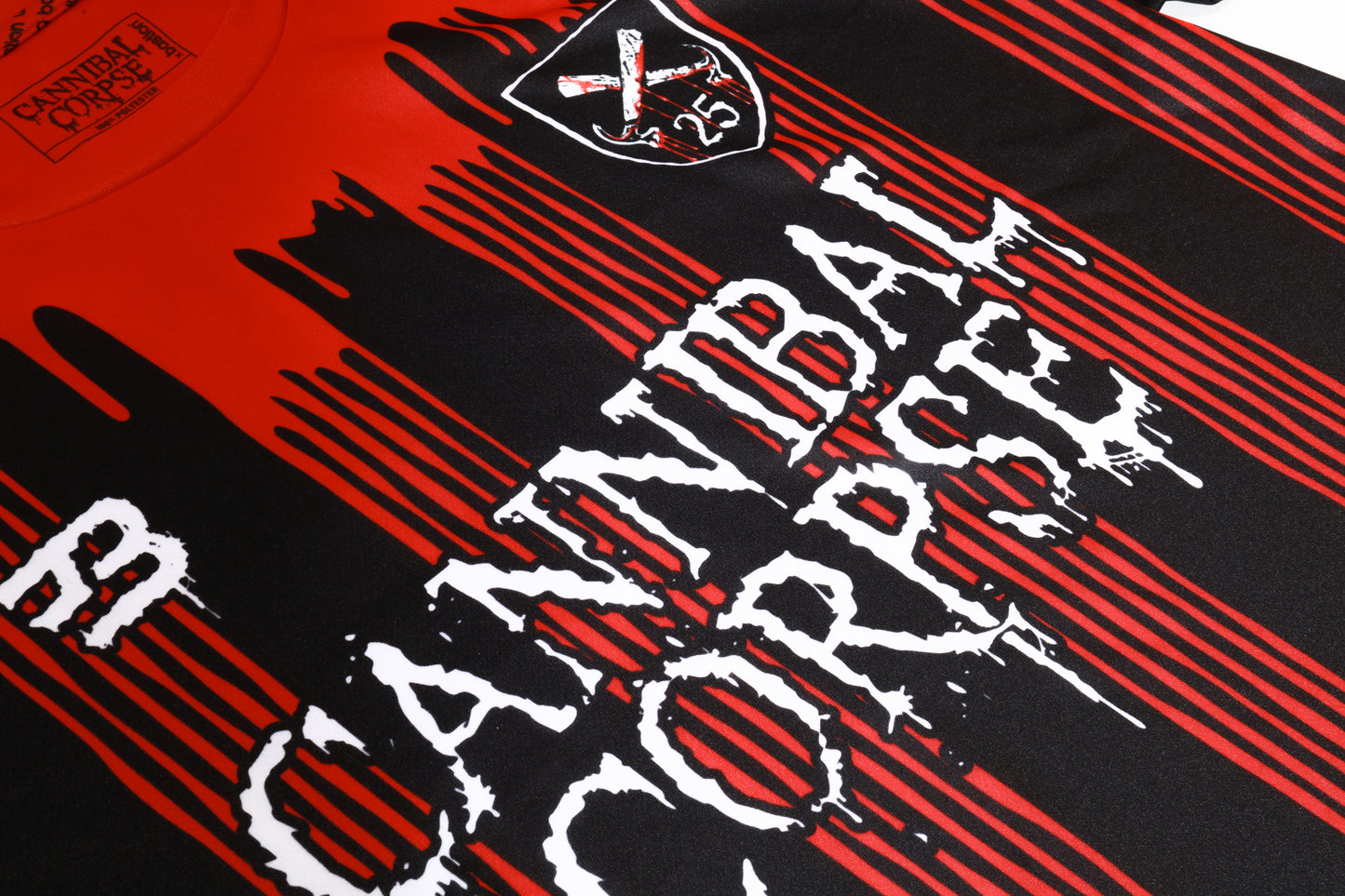 Soccer Jersey (Black/Red)