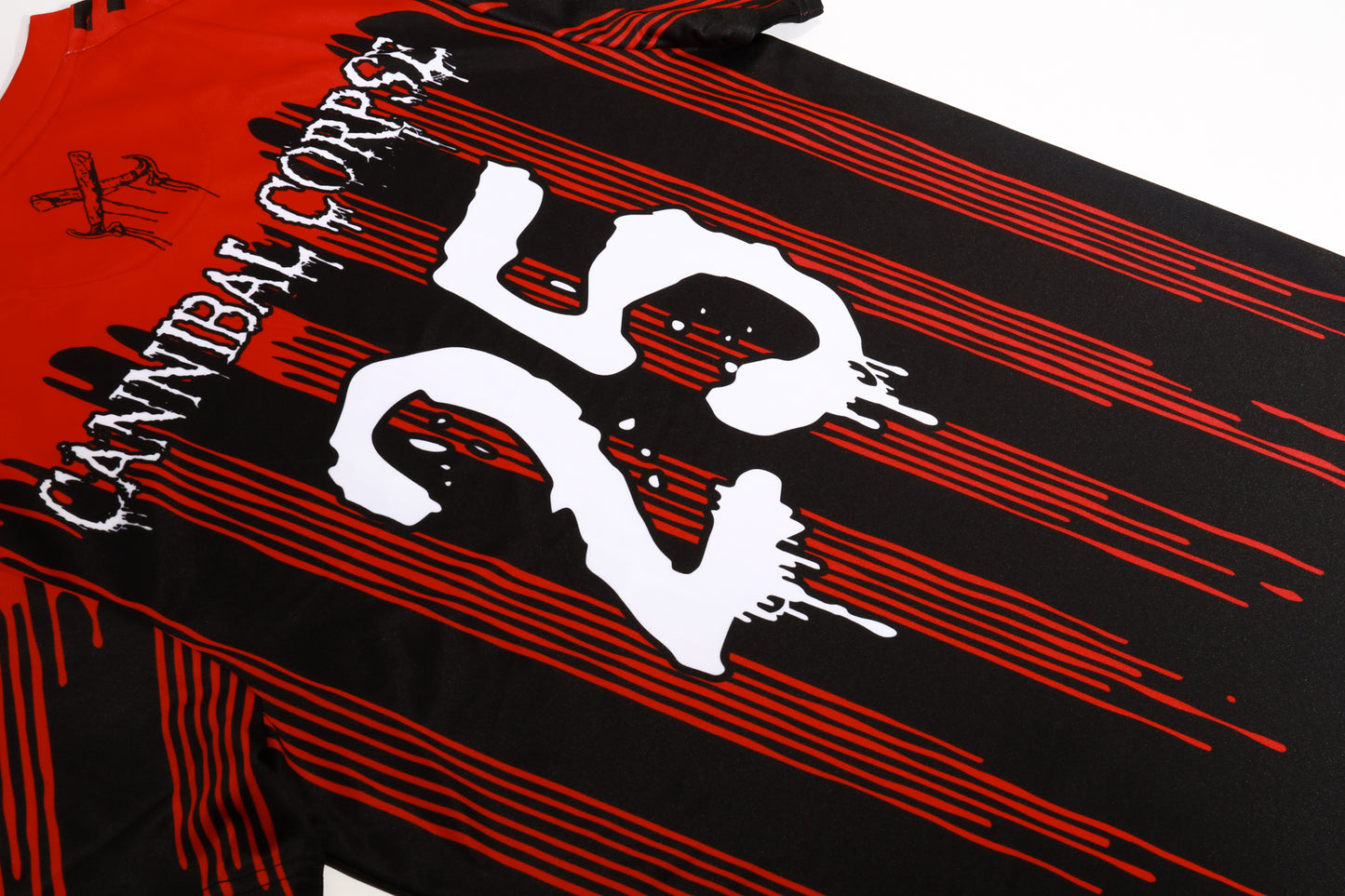 Soccer Jersey (Black/Red)