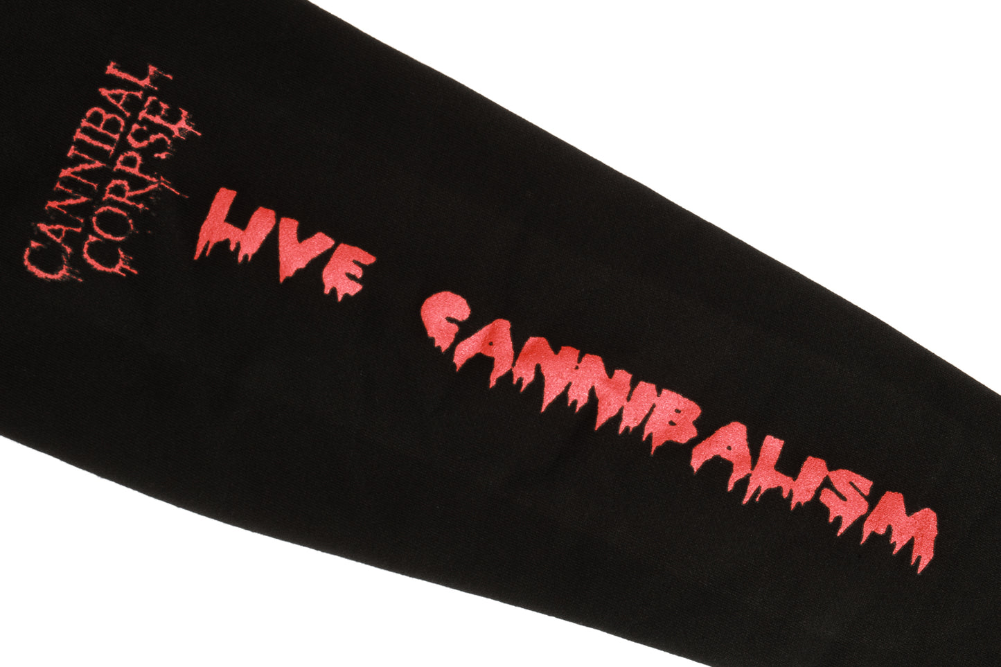 Live Cannibalism Zip Up Hoodie (Black)