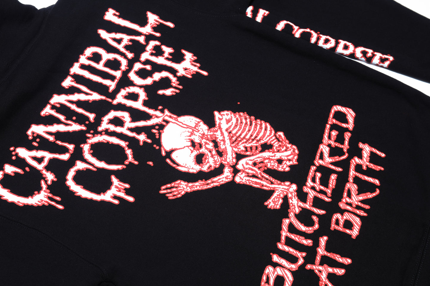 Butchered At Birth Poster Pullover Hoodie (Black)