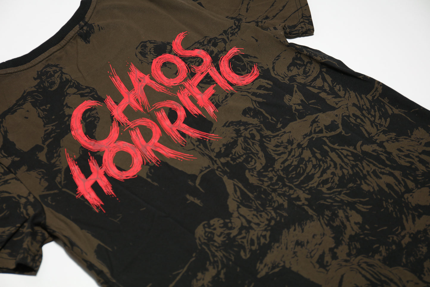 Chaos Horrific All Over Print T-Shirt (Black)