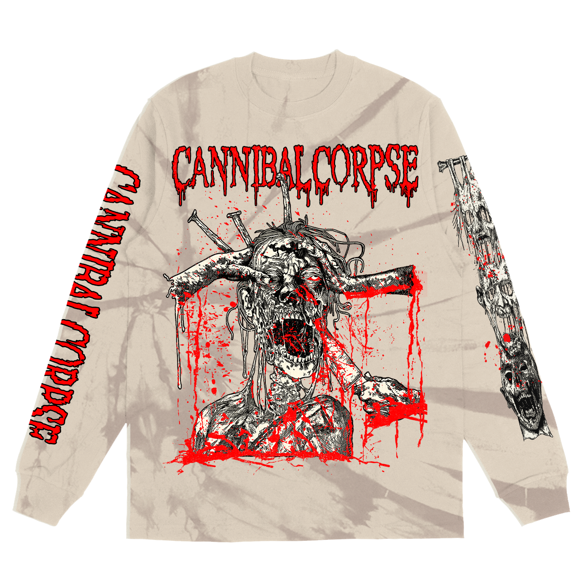 Stabbing Undead Long Sleeve (Marble Dye)