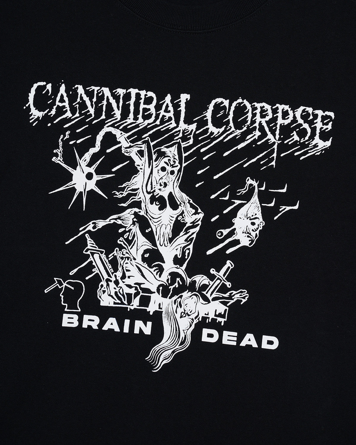 Cannibal Corpse X Brain Dead Mutilation Long Sleeve (Black)