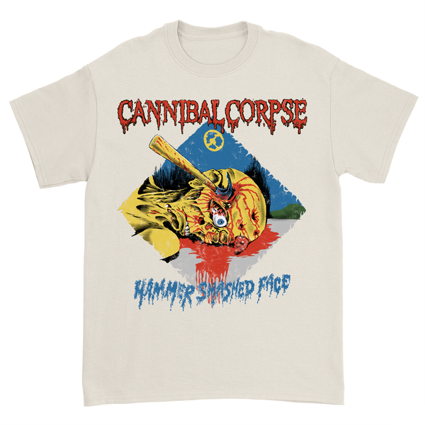 Hammer Smashed Face T-Shirt (Cream) – Cannibal Corpse