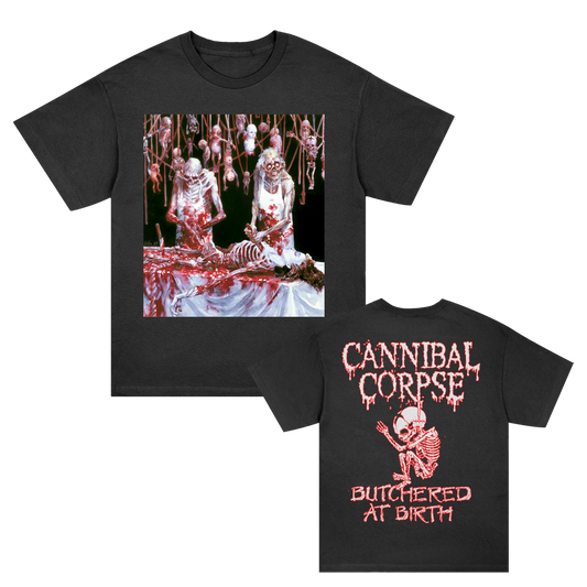 Butchered At Birth Poster T-Shirt (Black)