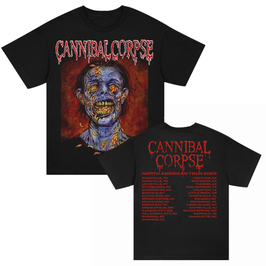 Skull Maggot 2025 Tour T-Shirt (Black)
