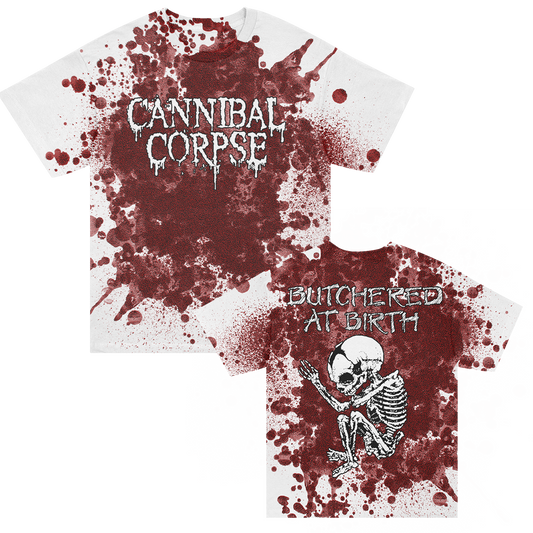 Butchered Bloody Mess T-Shirt (Blood Splatter Dye)