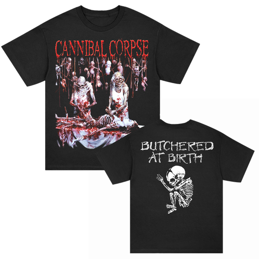 Cannibal Corpse Butchered At Birth T-Shirt (Black)