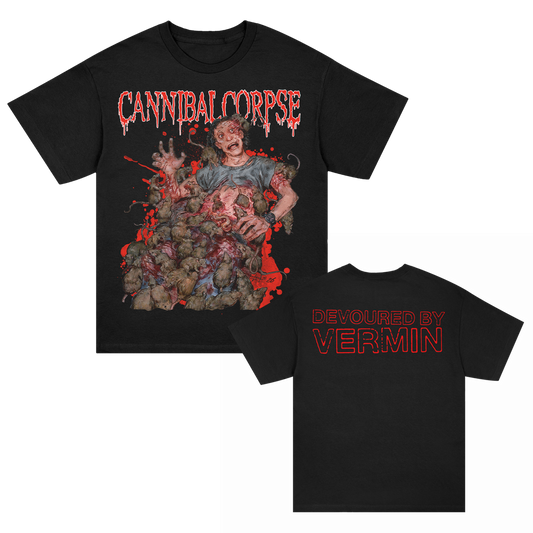 Cannibal Corpse Devoured By Vermin T-Shirt (Black)
