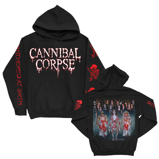Butchered At Birth Alternate Cover Pullover Hoodie (Black)