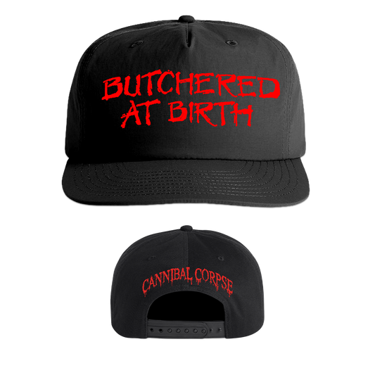 Butchered At Birth Snapback Hat (Black)