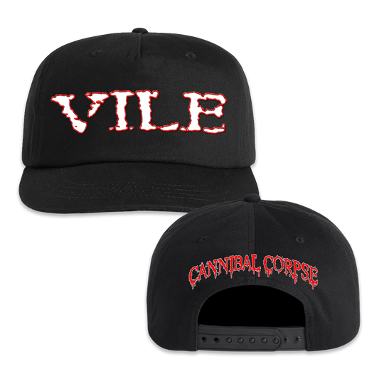 Cannibal Corpse Vile Snapback Hat (Black)