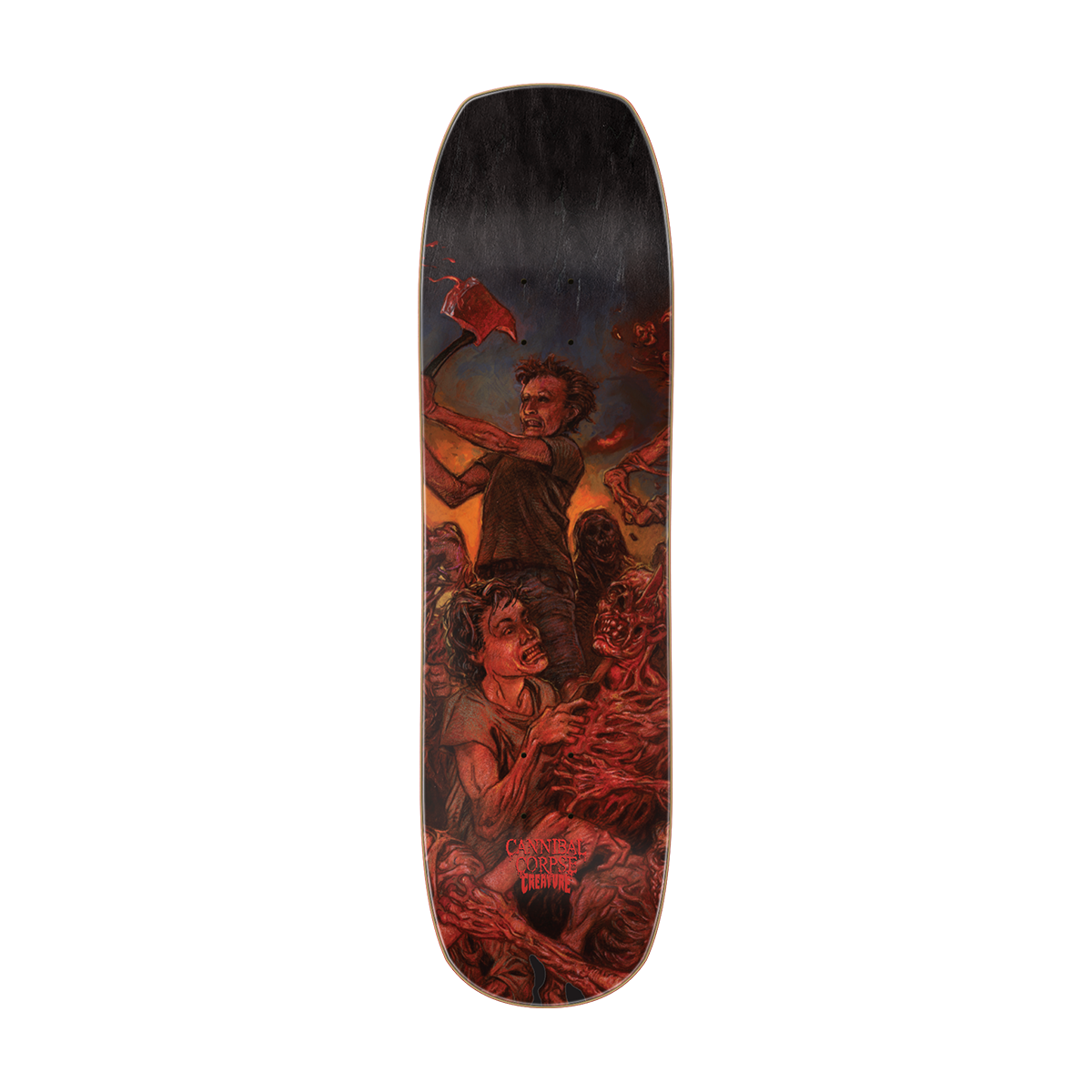 Cannibal Corpse X Creature Chaos Horrific Skateboard Deck