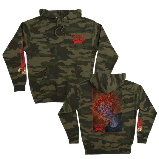 Cannibal Corpse X Creature Blood Trail Pullover Hoodie (Camo)