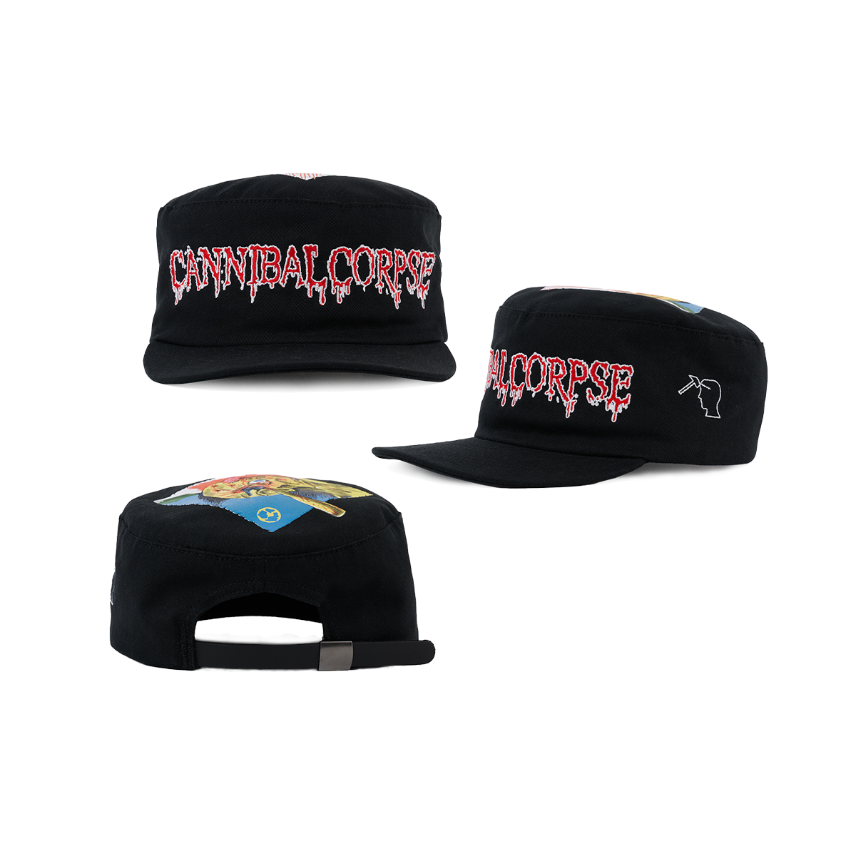 Cannibal Corpse X Brain Dead 6 Panel Hat (Black)