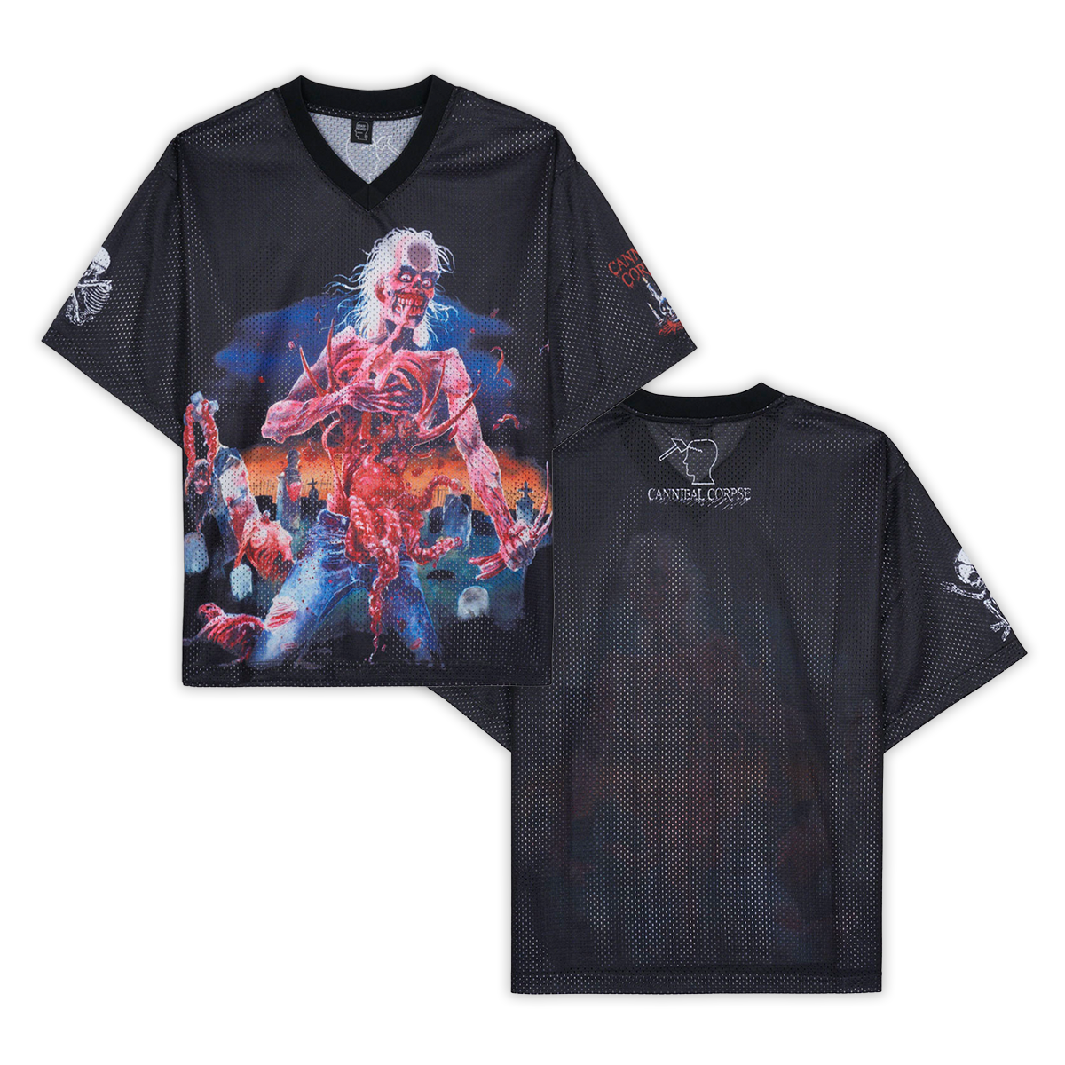 Cannibal Corpse X Brain Dead Football Jersey