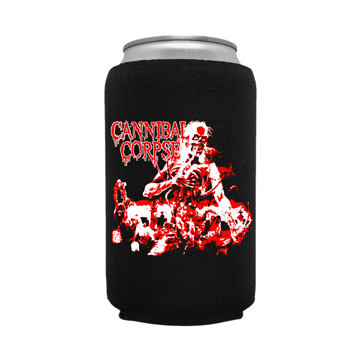 Eaten Back To Life Coozie (Black)