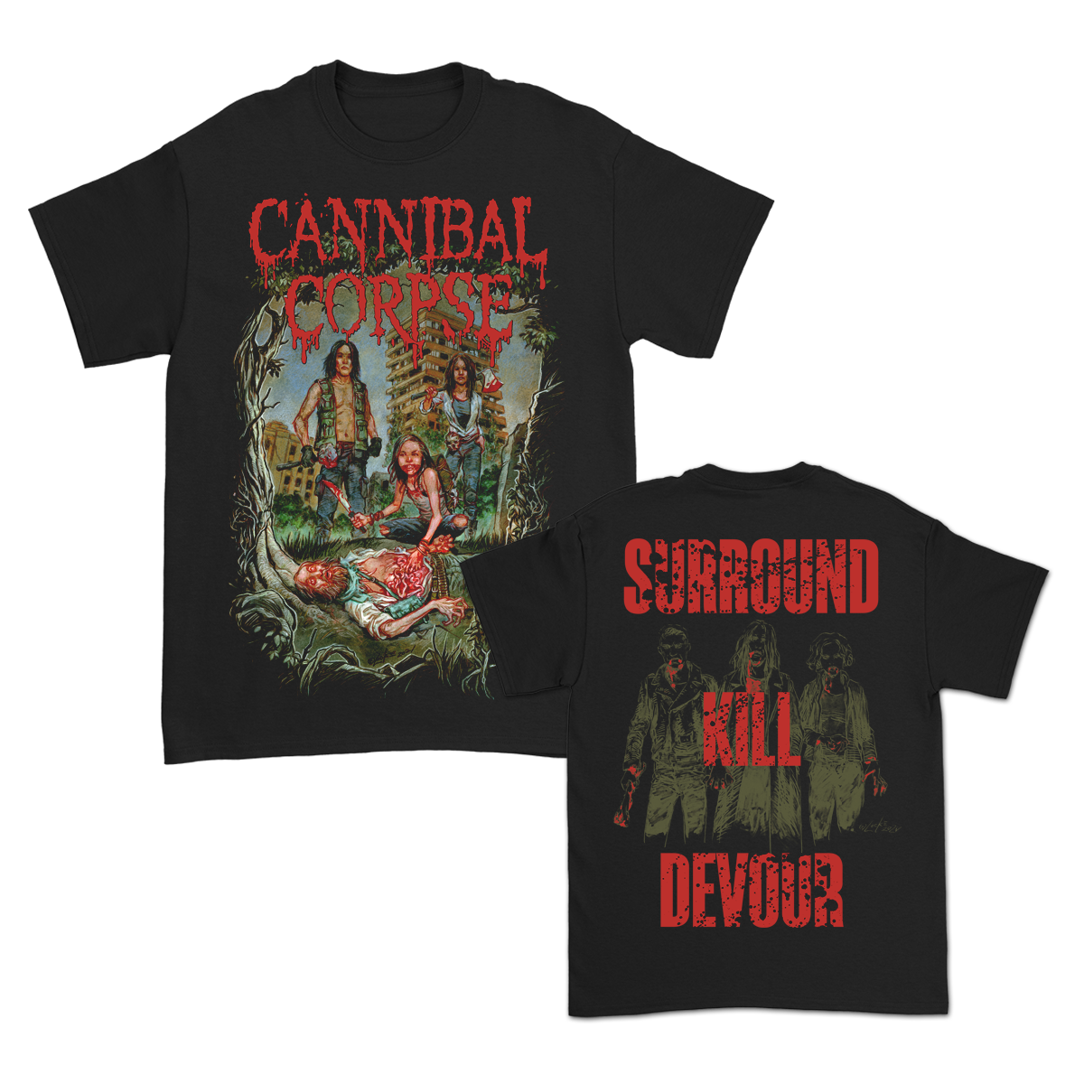 Surround Kill Devour T-Shirt (Black)