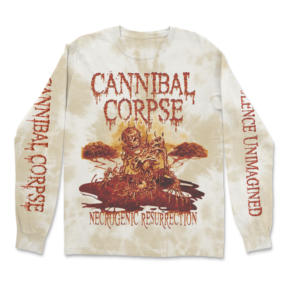 Necrogenic Resurrection Long Sleeve (Natural/Gold Dye)