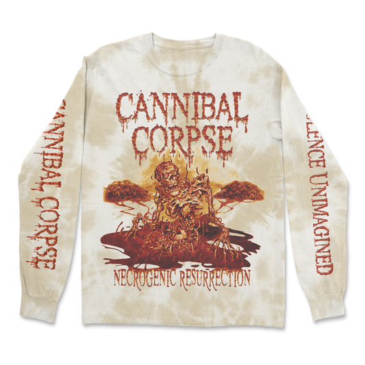 Necrogenic Resurrection Long Sleeve (Natural/Gold Dye)