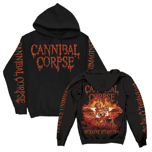 Necrogenic Resurrection Pullover Hoodie (Black)