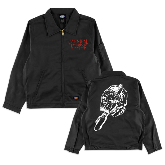 Ice Pick Skull Dickies Work Jacket (Black)