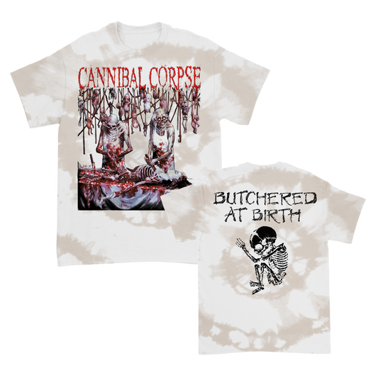 Butchered At Birth T-Shirt (Dirt Swirl Dye)