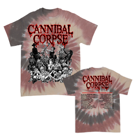 Graveyard NA 2024 Tour T-Shirt (Sequoia Dye)