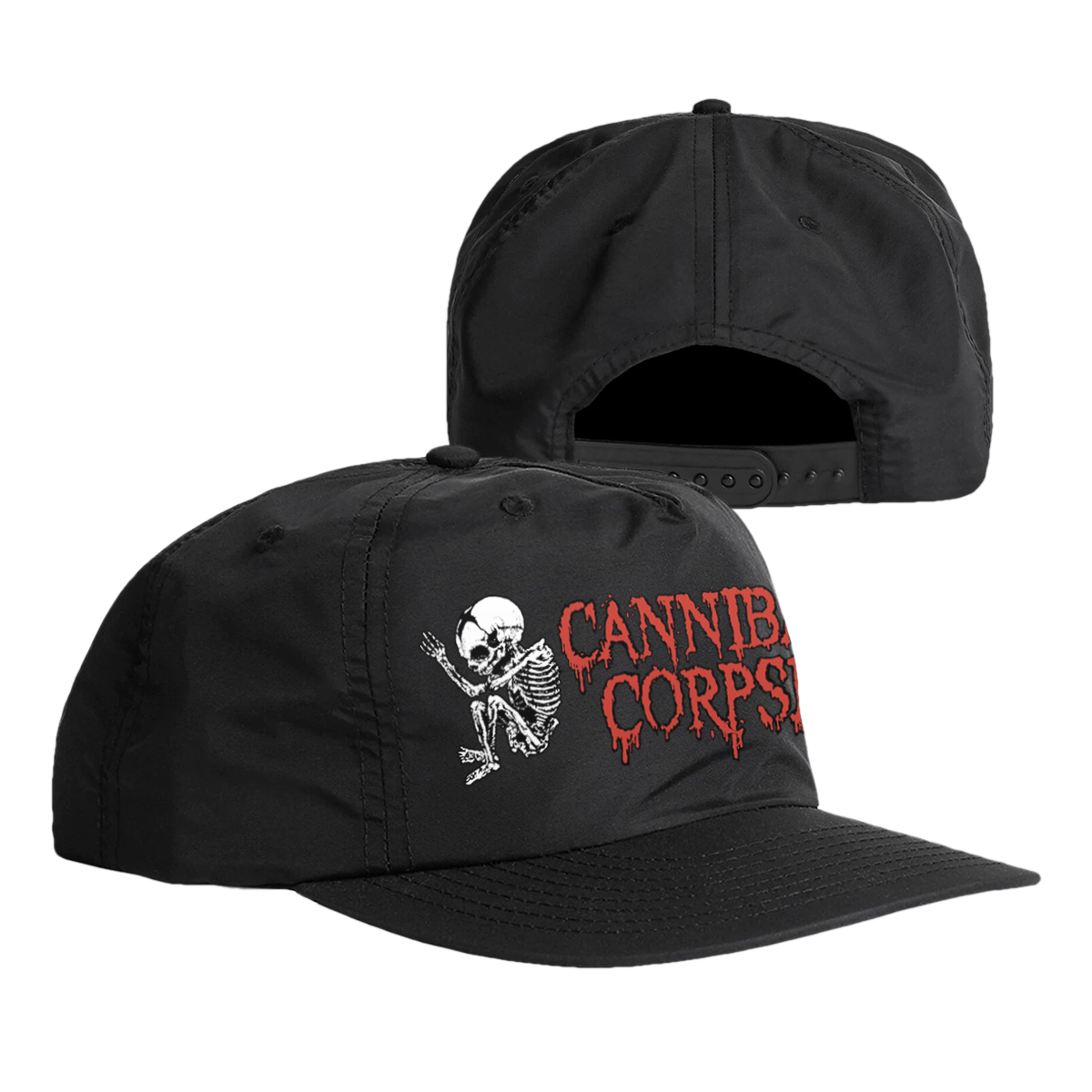 Fetus Logo Surf Snapback Hat (Black) – Cannibal Corpse