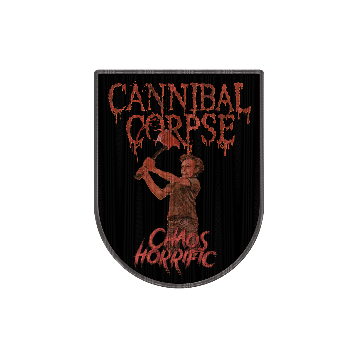 Chaos Horrific Axe Man Patch (Black) – Cannibal Corpse