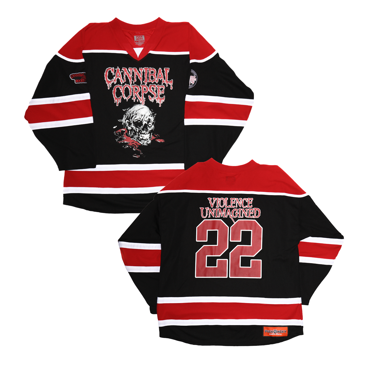 Sketch Skull VU 22 Hockey Jersey