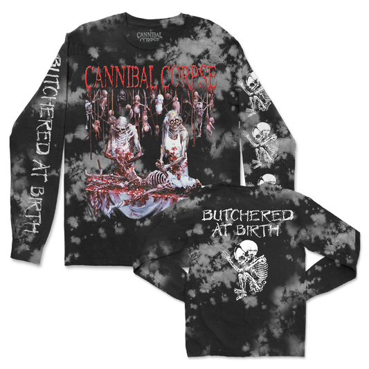 Butchered At Birth Long Sleeve (Ash Dye)